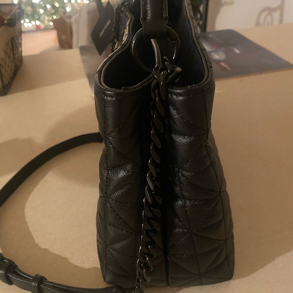 Rebecca Minkoff Black Quilted Crossbody Bag - Picture 8 of 10